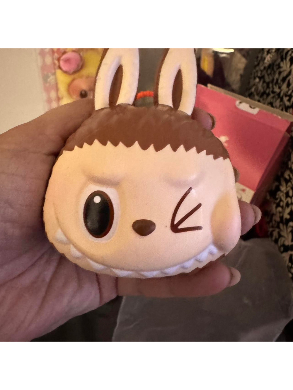 POP MART Labubu Wacky Mart Yakitori Squishy Pinch Pendant The Monsters